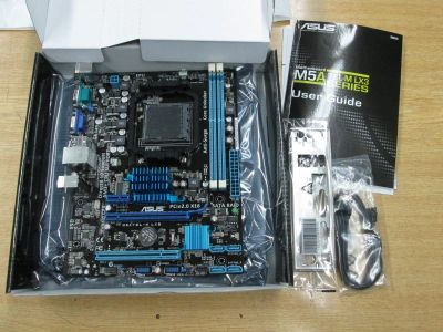 Лот: 11952137. Фото: 1. ASUS M5A78L-MLX3 неисправна. Материнские платы