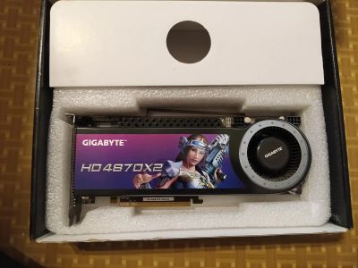 Лот: 21640620. Фото: 1. Видеокарта Gigabyte HD4870X2. Видеокарты