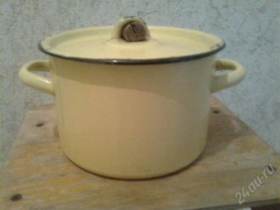 Лот: 384902. Фото: 1. Кастрюлька желтая. Сковороды и сотейники