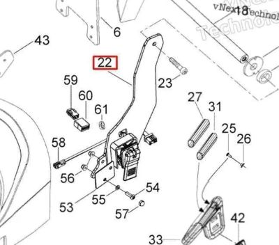 Лот: 25792757. Фото: 1. 510005419 Левая опора спинки ski-doo... Запчасти