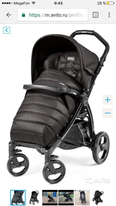 Лот: 9919769. Фото: 1. Прогулочная коляска Peg perego... Коляски