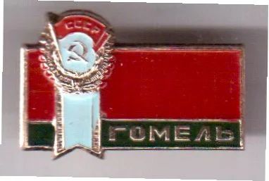 Лот: 7855728. Фото: 1. Знак Гомель с Орденом Трудового... Сувенирные