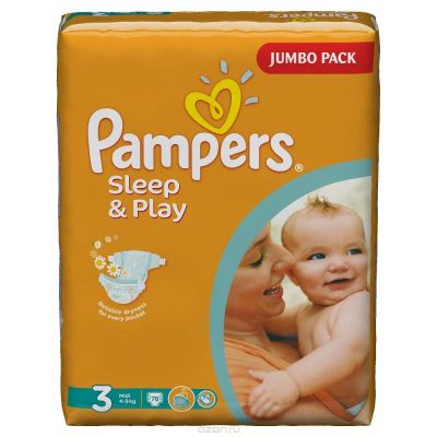 Лот: 6464063. Фото: 1. памперсы Pampers Sleep & Play... Детская гигиена
