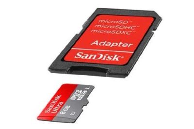 Лот: 4654133. Фото: 1. Карта памяти MicroSDHC 8Gb SanDisk... Карты памяти
