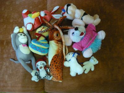 Лот: 7763746. Фото: 1. Мягкие игрушки б-у одним лотом. Мягкие