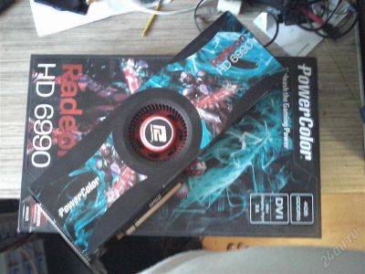 Лот: 2336366. Фото: 1. PowerCorlor HD 6990 4GB GDDR5... Видеокарты