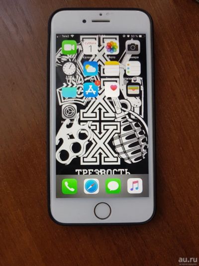 Лот: 13848505. Фото: 1. iPhone 7gold 32gb. Смартфоны