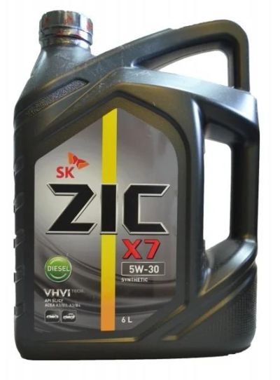 Лот: 14492832. Фото: 1. ZIC X7 5W-30 Diesel синт 4L (Масло... Масла, жидкости