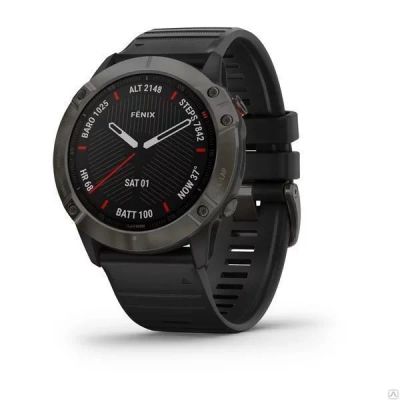 Лот: 15892817. Фото: 1. Часы Garmin Fenix 6X Sapphire... Смарт-часы, фитнес-браслеты, аксессуары
