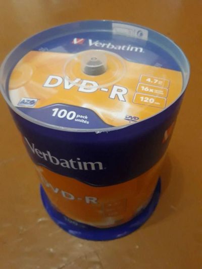 Лот: 11443943. Фото: 1. Оптический диск DVD+R Verbatim... CD, DVD, BluRay