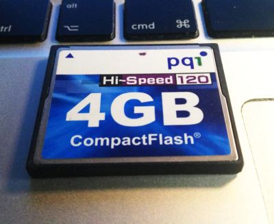 Лот: 19676529. Фото: 1. Compact Flash 4Gb Transcend бу. Карты памяти