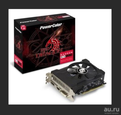 Лот: 13296095. Фото: 1. Видеокарта power color RX550 2GB. Видеокарты