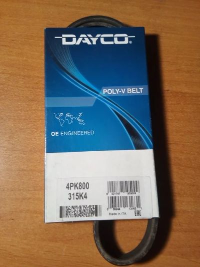 Лот: 18887013. Фото: 1. Приводной ремень Dayco 4PK800. Расходные материалы