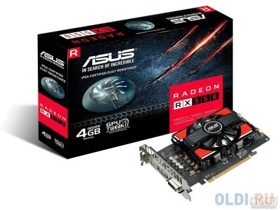 Лот: 11252416. Фото: 1. Видеокарта ASUS Radeon RX 550... Видеокарты