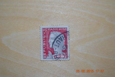 Лот: 5069266. Фото: 1. Марка Франции 1960г. Марианна. Марки