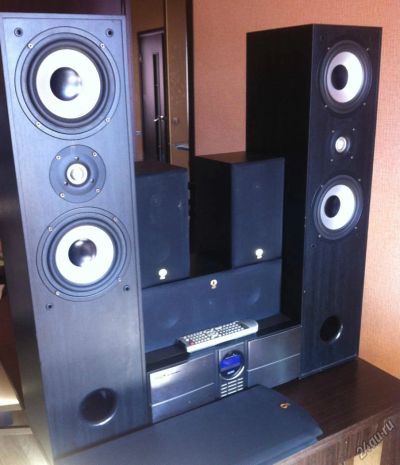 Лот: 4825226. Фото: 1. Акустика 5.1 AV-ресивер BBK AV215T... Акустические системы