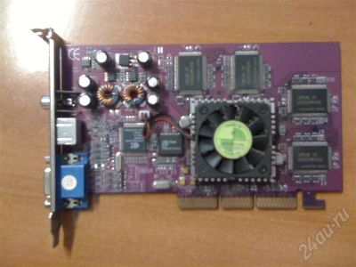 Лот: 566059. Фото: 1. Видеокарта GeForce2 TI VX 64MB... Видеокарты