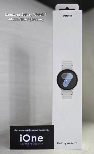 Лот: 25244192. Фото: 1. Samsung Galaxy Watch 7 44mm Silver... Смарт-часы, фитнес-браслеты, аксессуары