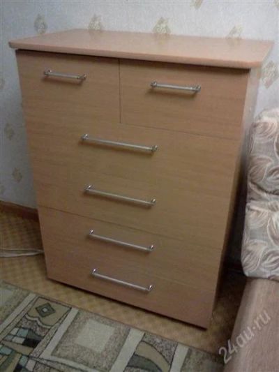 Лот: 1229131. Фото: 1. Комод 105*78*44 (4 бол. и 2 мал... Шкафы, шкафы-купе