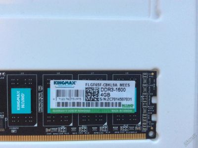 Лот: 5647379. Фото: 1. Kingmax Nano Gaming DDR3 1600... Оперативная память