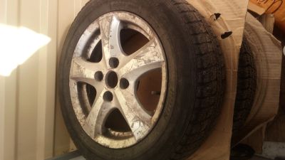 Лот: 12516341. Фото: 1. Колеса Toyota Corolla R14 Сверловка... Шины