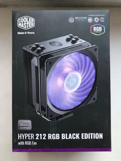 Лот: 23516882. Фото: 1. Cooler Master Hyper 212 RGB Black... Системы охлаждения