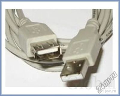 Лот: 6619491. Фото: 1. Кабель удлинитель USB, 3 метра... Шлейфы, кабели, переходники