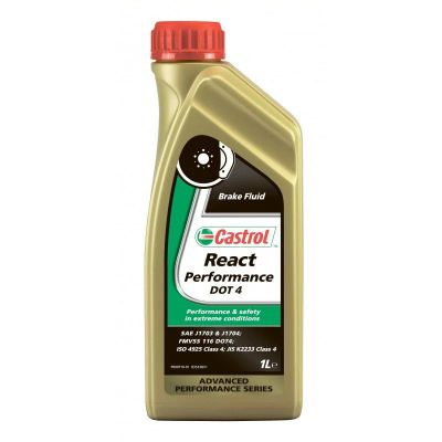 Лот: 11053396. Фото: 1. Тормозная жидкость Castrol React... Масла, жидкости