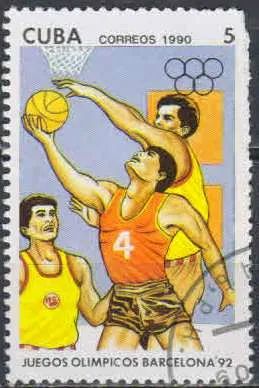 Лот: 21420823. Фото: 1. 1990. Куба. Олимпийские игры -... Марки