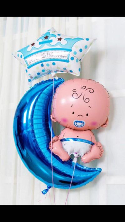 Лот: 11815158. Фото: 1. Комплект шаров на выписку новорождённого. Воздушные шары