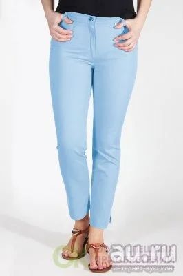 Лот: 13991839. Фото: 1. Женские брюки из облегченной джинсы... Брюки, шорты