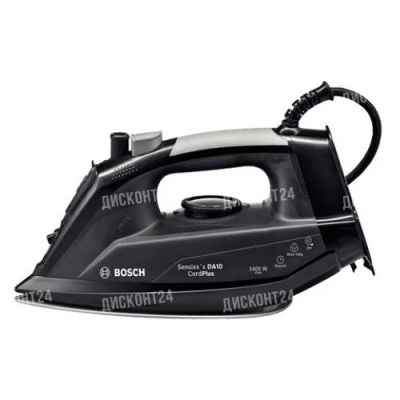 Лот: 14300684. Фото: 1. Утюг Bosch TDA102411C черный. Утюги, парогенераторы, отпариватели