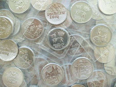 Лот: 6771075. Фото: 1. 25 рублей Россия Сочи. Сувенирные банкноты, монеты