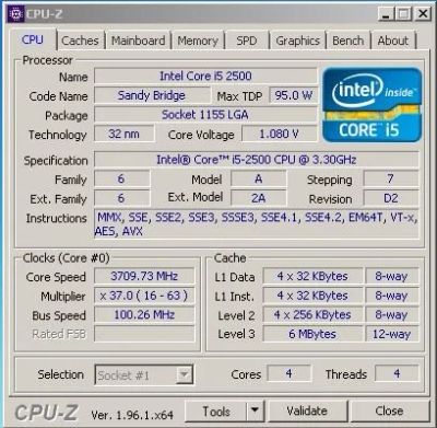 Лот: 17667727. Фото: 1. intel core i5 2500. Процессоры