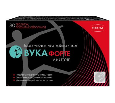 Лот: 23986892. Фото: 1. Вука форте таб.п о 1100мг №30. Народная медицина, БАДы