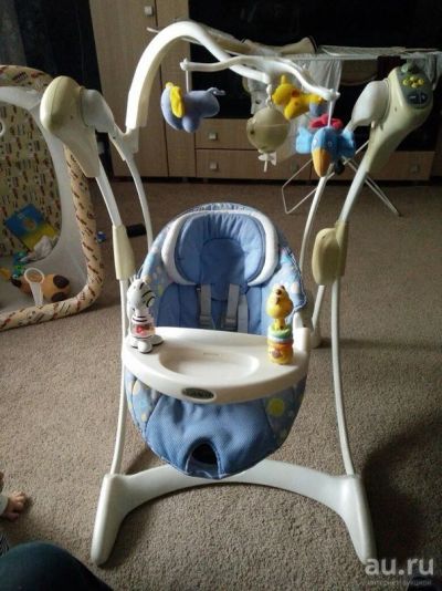 Лот: 8339037. Фото: 1. Качеля электронная Graco. Ходунки, прыгунки, качели