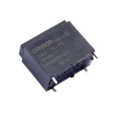 Лот: 17507560. Фото: 1. Электромагнитное реле G4A-1A-PE-12V... Реле, тумблеры, переключатели