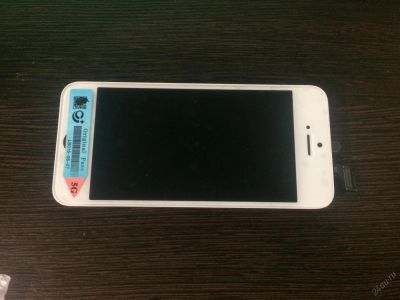 Лот: 5900055. Фото: 1. Дисплей для iPhone 5 белый (стекло... Дисплеи, дисплейные модули, тачскрины