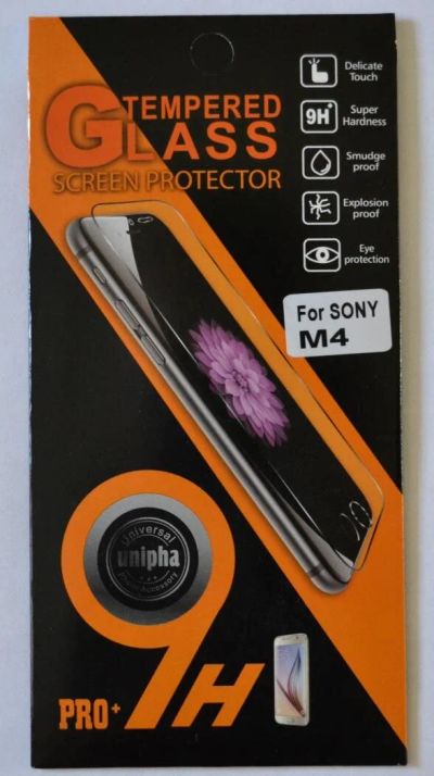 Лот: 10048555. Фото: 1. Защитное стекло Sony Xperia M4. Дисплеи, дисплейные модули, тачскрины