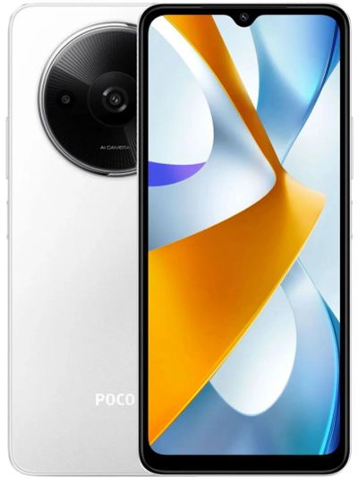 Лот: 24947421. Фото: 1. Смартфон POCO C61 4Гб 128Гб White... Смартфоны