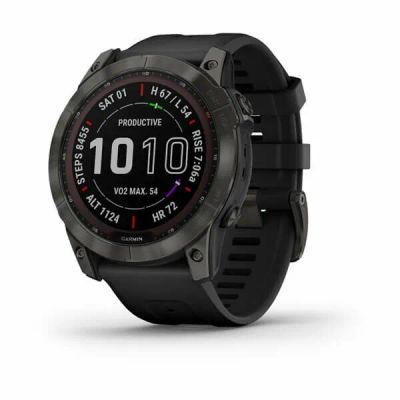 Лот: 21720223. Фото: 1. Часы Garmin Fenix 7X Sapphire... Смарт-часы, фитнес-браслеты, аксессуары
