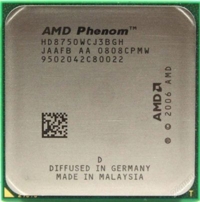 Лот: 62325. Фото: 1. AMD Phenom X3 8450 2.1 GHz 1.5Mb... Процессоры