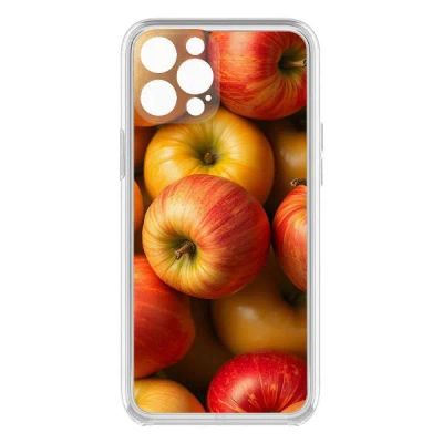 Лот: 25540415. Фото: 1. Чехол Krutoff Clear Case "Яблоки... Чехлы, бамперы