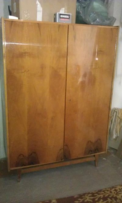 Лот: 3696952. Фото: 1. Шкаф советский лакированный из... Шкафы, шкафы-купе