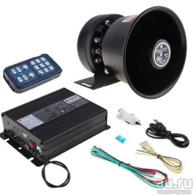 Лот: 15614150. Фото: 1. Сирена СГУ с пультом 12v 200w... Оптика и освещение