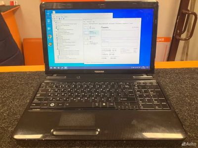 Лот: 24347687. Фото: 1. Б\У ноутбук Toshiba Satellite... Ноутбуки