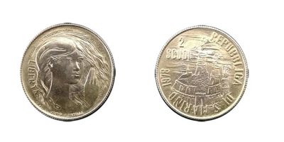 Лот: 6061530. Фото: 1. Сан Марино 2 скудо 1978 год Золото... Европа