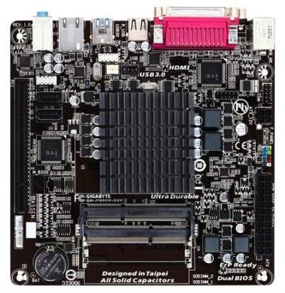Лот: 14986066. Фото: 1. Материнская плата Gigabyte GA-J1800N-D2P... Материнские платы