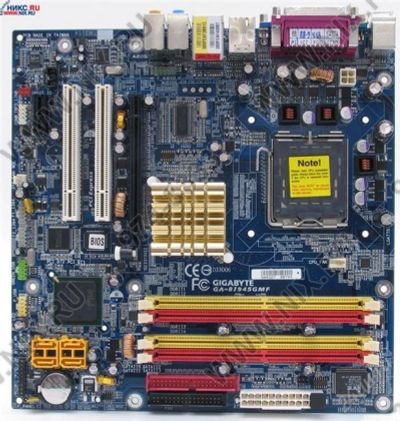 Лот: 88674. Фото: 1. Материнская плата Gigabyte GA-8I945GMF... Материнские платы