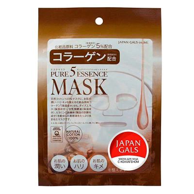 Лот: 24943087. Фото: 1. Маска для лица Japan Gals Pure5... Уход за лицом 